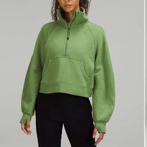 Lululemon Scuba Oversized Funnel Neck Half Zip M/L